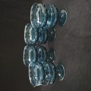 Kings Crown Depression Glass Sherbet Glasses  Set of 8
